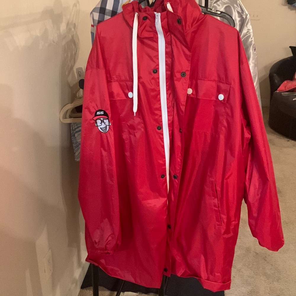 Secret short trench jacket